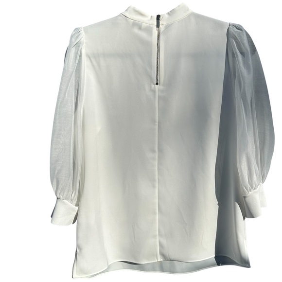 Ted Baker NWT Micaeli Organza Volume Sleeve Top Size 2 - Picture 8 of 12